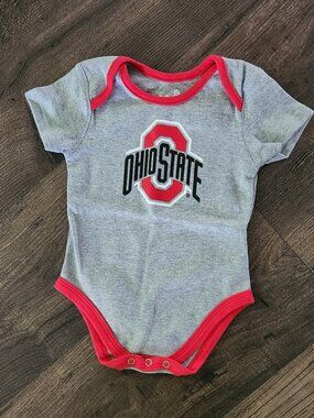 Ohio State One Piece Baby Bodysuit by Gen 2